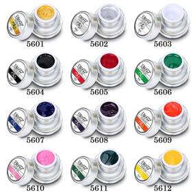 img 2 attached to 💅 Elite99 3D Color UV Gel Nail Art Paint: Drawing Acrylic Tip Gel for Soak Off UV LED Manicure DIY - 5603
