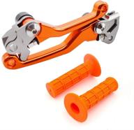 krace cnc motorcross dirt bike pivot тормозные рычаги сцепления, совместимые с 125sx/144sx/125exc/200exc/200xc-w 2009-2013 w/7/8" логотип