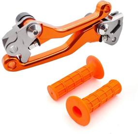 img 4 attached to Krace CNC Motorcross Dirt Bike Pivot тормозные рычаги сцепления, совместимые с 125SX/144SX/125EXC/200EXC/200XC-W 2009-2013 W/7/8"