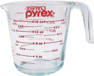 🔍 2-cup glass measuring cup by pyrex prepware logo