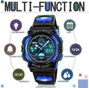 img 2 attached to 🎁 ATIMO LED Multi Function Waterproof Watch for Kids - The Perfect Gift for Kids!