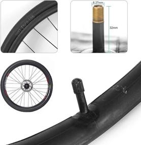 img 1 attached to 🚲 EddHomes 26 Inch Bike Tube - 26x1.75/1.95/2.125 Inch Inner Tube Replacement for Bicycles - Durable Butyl Rubber Bike Tire Tubes