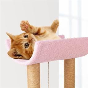 img 2 attached to 🌸 Ultimate Flower Cat Tree: Indoor Cat Tower with Scratching Post and Toy Fish