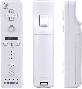 img 3 attached to Wii Remote Controller Bundle: CooleedTEK Remote Plus Controller and Nunchuk Controller for Wii and Wii U, Including Silicon Case for Enhanced Protection