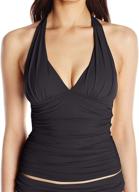 👙 blanca goddess ruched tankini swimsuit women's apparel logo