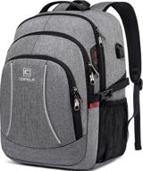 backpack contains multi function cafele resistant logo