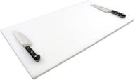 🔪 premium nsf certified extra large commercial plastic cutting board - 30 x 18 x 0.5 inch - ideal for kitchens logo