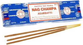 img 1 attached to 🧘 Nag Champa Incense 180gm: SATYA SAI Baba Stick for Purification, Relaxation, Yoga & Meditation