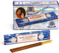 🧘 nag champa incense 180gm: satya sai baba stick for purification, relaxation, yoga & meditation logo