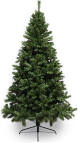 img 4 attached to 6ft Unlit Premium Artificial Christmas Tree with 928 Tips - Ideal for Home, Office, Shops, and Hotels