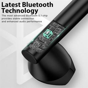 img 3 attached to Беспроводные Bluetooth наушники водонепроницаемые, громкоговорительные