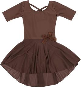 img 3 attached to Leveret Girls Leotard Sleeve X Small