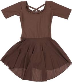 img 2 attached to Leveret Girls Leotard Sleeve X Small