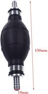 jrl rubber hand primer bulb for fuel pump, fuel line - 10mm 3/8 inch - ideal for car, boat, marine, motorcycle - model 9001080a logo