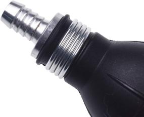 img 3 attached to JRL Rubber Hand Primer Bulb for Fuel Pump, Fuel Line - 10mm 3/8 Inch - Ideal for Car, Boat, Marine, Motorcycle - Model 9001080A