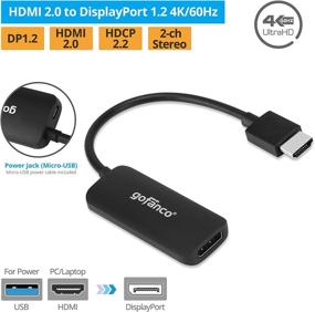 img 3 attached to Gofanco Compact DisplayPort Converter Bi Directional