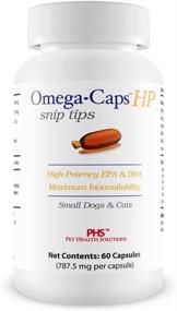 img 1 attached to 🐱 Omega-Caps HP Snip Tips - Omega 3, EPA, DHA, Vitamins, Minerals, Antioxidants - Support Immune System, Joints, Heart, Brain - 60 Capsules for Cats & Smaller Dogs