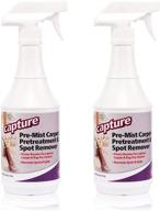 advanced pre-mist soil release for carpet dry cleaner - powerful carpet cleaning pre spray - 🧹 effective juice, coffee & wine spill and stubborn rug stains eliminator - versatile cleaning solutions (2 pack) logo