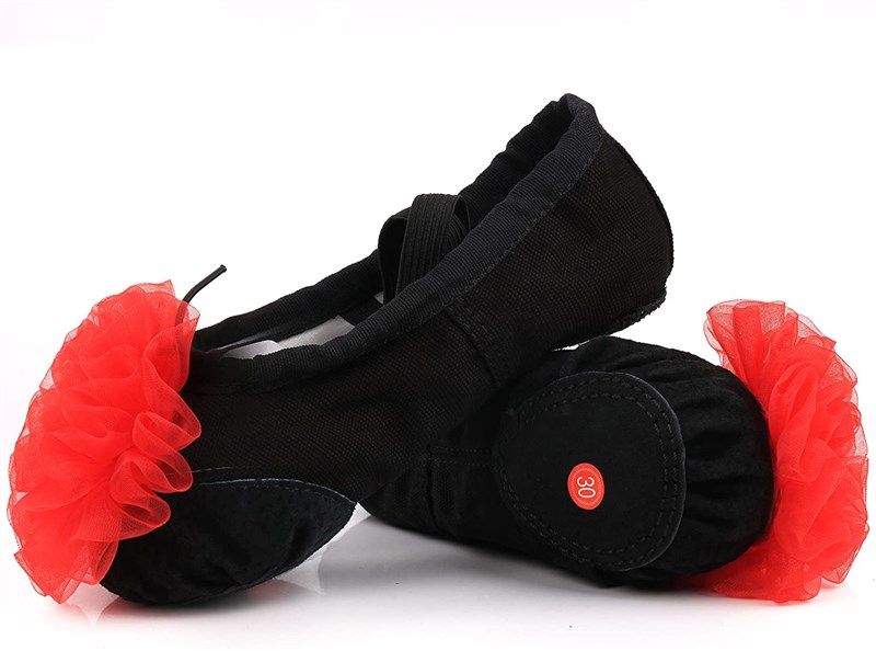 lonsoen ballet slipper ribbons ballerinas girls' shoes and flats 로고