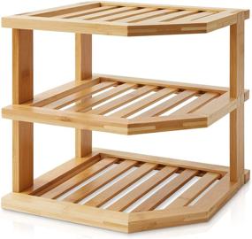 img 4 attached to Casafield 3 Tier Bamboo Kitchen Storage
