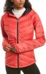 spyder womens solitude jacket hibiscus women's clothing in coats, jackets & vests logo