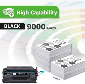 img 3 attached to High-Quality Aztech Compatible Toner Cartridge Replacement for HP 26X CF226X 26A CF226A, Compatible with Pro MFP M426fdw M426fdn M426dw Pro M402n M402dw M402dn Printer - Black, Pack of 2
