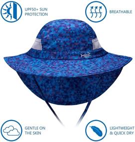 img 2 attached to Bassdash Children's Wide Brim Hat & Cap Accessories for Girls and Boys - Enhance Your Kid's Style!