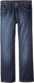 img 4 attached to Stylish Wrangler Authentics Indigo Jeans for Little Boys