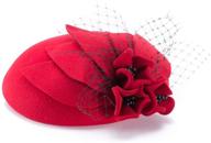 👒 womens ladies socialite fascinator pillbox: elevate your special occasion look with exquisite women's accessories logo