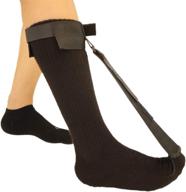 black plantar fasciitis stretch night sock - pain relief for plantar fasciitis & achilles tendonitis - size m логотип