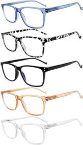 img 4 attached to 👓 SIGVAN 5-Pack Очки для чтения с блокировкой синего света для мужчин и женщин, легкие оправы высокого качества с пружинным шарниром - улучшение SEO