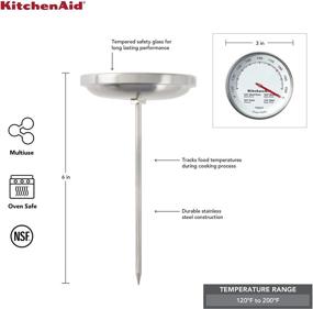 img 2 attached to KitchenAid KQ902 Oven/Grill Safe Meat Thermometer - Leave-in, Stainless Steel, Temperature Range: 120F to 200F