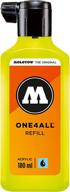 molotow one4all refill acrylic colour 236 toxic green 180 ml refill ink for permanent marker logo