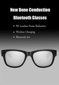 img 3 attached to Sunglasses Polarized Lenses Conduction Bluetooth