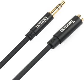 img 2 attached to 🎧 Tainston 20 Feet AUX Stereo Audio Extension Cable – 3.5mm Male to Female Gold Plated – Ideal for Car Stereos, Smartphones, Tablets, and MP3 Players – Black