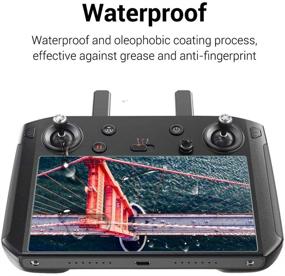 img 2 attached to Miroksh DJI Smart Controller Screen Protector: Tempered Glass Film for Mavic 2 Pro & Zoom Drone - Anti-Glare, 9H Hardness, Waterproof