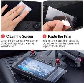 img 1 attached to Miroksh DJI Smart Controller Screen Protector: Tempered Glass Film for Mavic 2 Pro & Zoom Drone - Anti-Glare, 9H Hardness, Waterproof