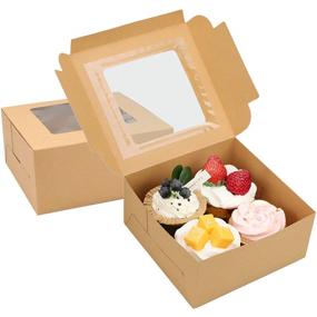 img 4 attached to 🧁 Convenient JOERSH Cupcake Carrier Inserts for Organized Cupcake Transport