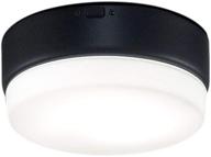 💧 fanimation lk4640bblw zonix wet location light kit assembly, 120v, black: top-rated waterproof light for the modern home logo