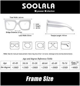 img 3 attached to SOOLALA Females Reading Gradients Eyeglasses