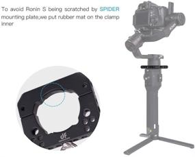 img 1 attached to DF DIGITALFOTO Spider Hang Strap: Enhance Your Ronin S and Zhiyun Crane 2 3-Axis Gimbal Setup with This Compatible Shoulder Hang Buckle Mounting Kit