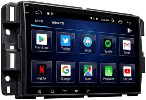 img 4 attached to 🚗 2021 новейший автомагнитола Double Din: Eonon 8-дюймовая автомагнитола на Android 10 с GPS-навигацией, разделенным экраном, Apple Carplay - совместим с Chevrolet/GMC/Buick (DSP-GA9480B)