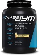 🏋️ optimized jym protein powder - egg white, milk, whey protein isolates &amp; micellar casein blend, jym supplement science, tahitian vanilla bean flavor, 5 lb logo