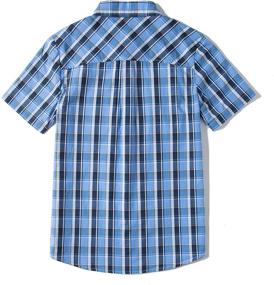 img 2 attached to 👕 Tronjori Short Sleeve Button Woven Boys' Clothing: Trendy Tops, Tees & Shirts