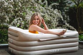 img 2 attached to 🛀 Indulge in Luxury with Tubble Royale, the Adult Size Inflatable Bathtub for Home Spa Experience – 60 Gallons of Comfort and Quality