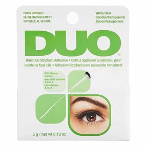 img 4 attached to 💕 DUO Brush-On Lash Adhesive with Vitamin-Infused Clear Formula - 0.18 oz, Long-Lasting Hold, 1-Pack