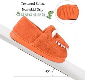 img 2 attached to SITAILE Crocodile Slippers: Anti-Slip Shoes for Toddler Boys