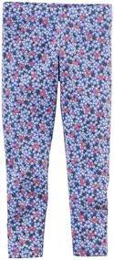 img 1 attached to 🌸 Carter's Floral Leggings for Toddler Girls - Trendy Clothing