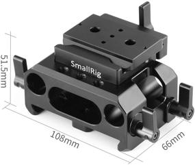 img 2 attached to 📷 SMALLRIG Базовая площадка для BMPCC 4K и 6K: Arca Swiss-совместимая для камеры Blackmagic Design Pocket Cinema Camera 4K и 6K - 2261