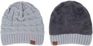 🧢 warm and cozy vigrace winter fleece children beanie for boys' accessories logo